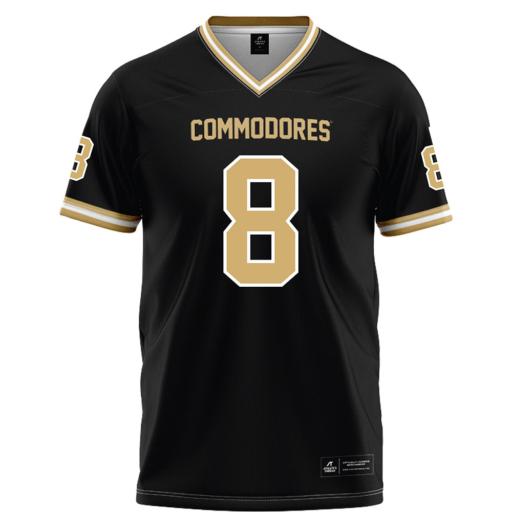 Vanderbilt - NCAA Football : CJ Heard - Black Football Jersey-0
