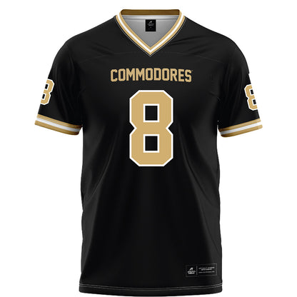 Vanderbilt - NCAA Football : CJ Heard - Black Football Jersey-0