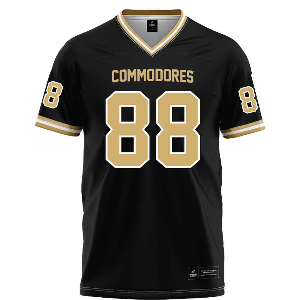 Vanderbilt - NCAA Football : Wils Jackson - Black Football Jersey-0