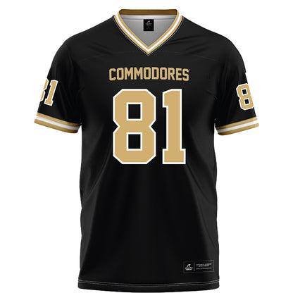 Vanderbilt - NCAA Football : Kahden Smith - Black Football Jersey-0
