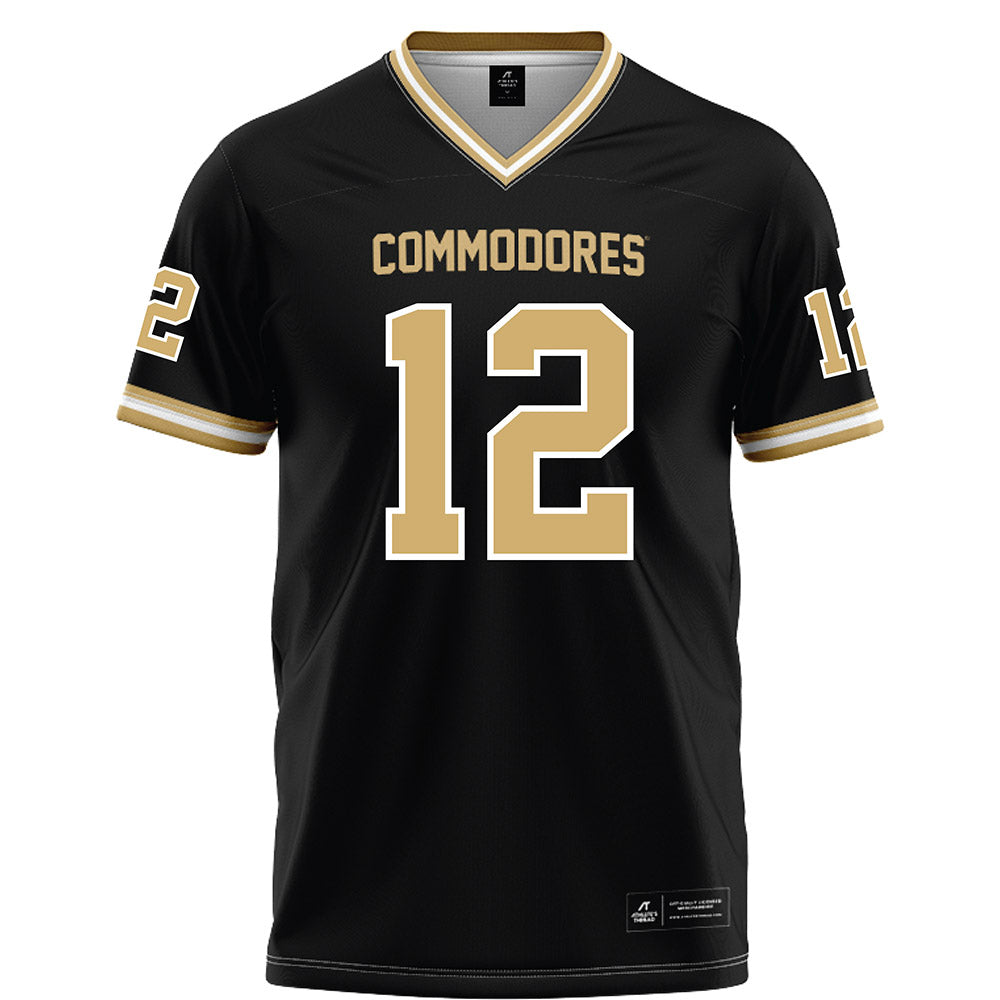 Vanderbilt - NCAA Football : Walter Taylor - Black Football Jersey-0