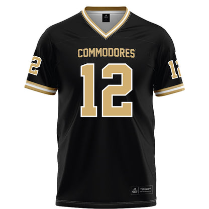 Vanderbilt - NCAA Football : Walter Taylor - Black Football Jersey-0