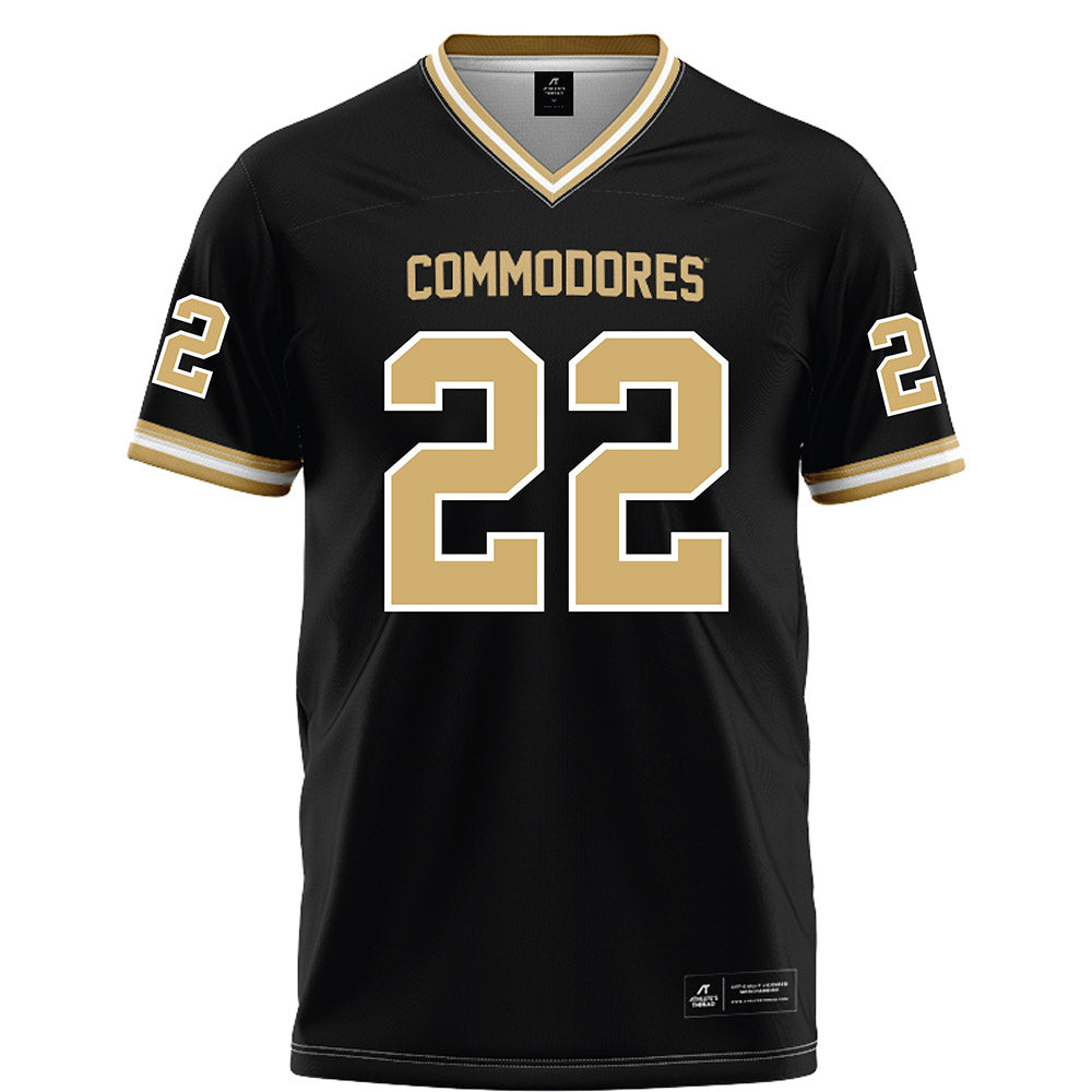 Vanderbilt - NCAA Football : Mk Young - Black Football Jersey-0
