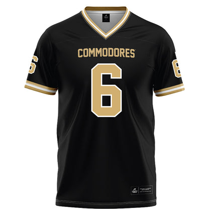 Vanderbilt - NCAA Football : Jacory Thomas - Black Football Jersey-0
