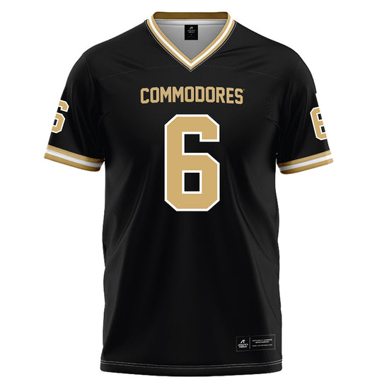 Vanderbilt - NCAA Football : Jacory Thomas - Black Football Jersey-0