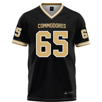 Vanderbilt - NCAA Football : Micah DeBose - Black Football Jersey-0