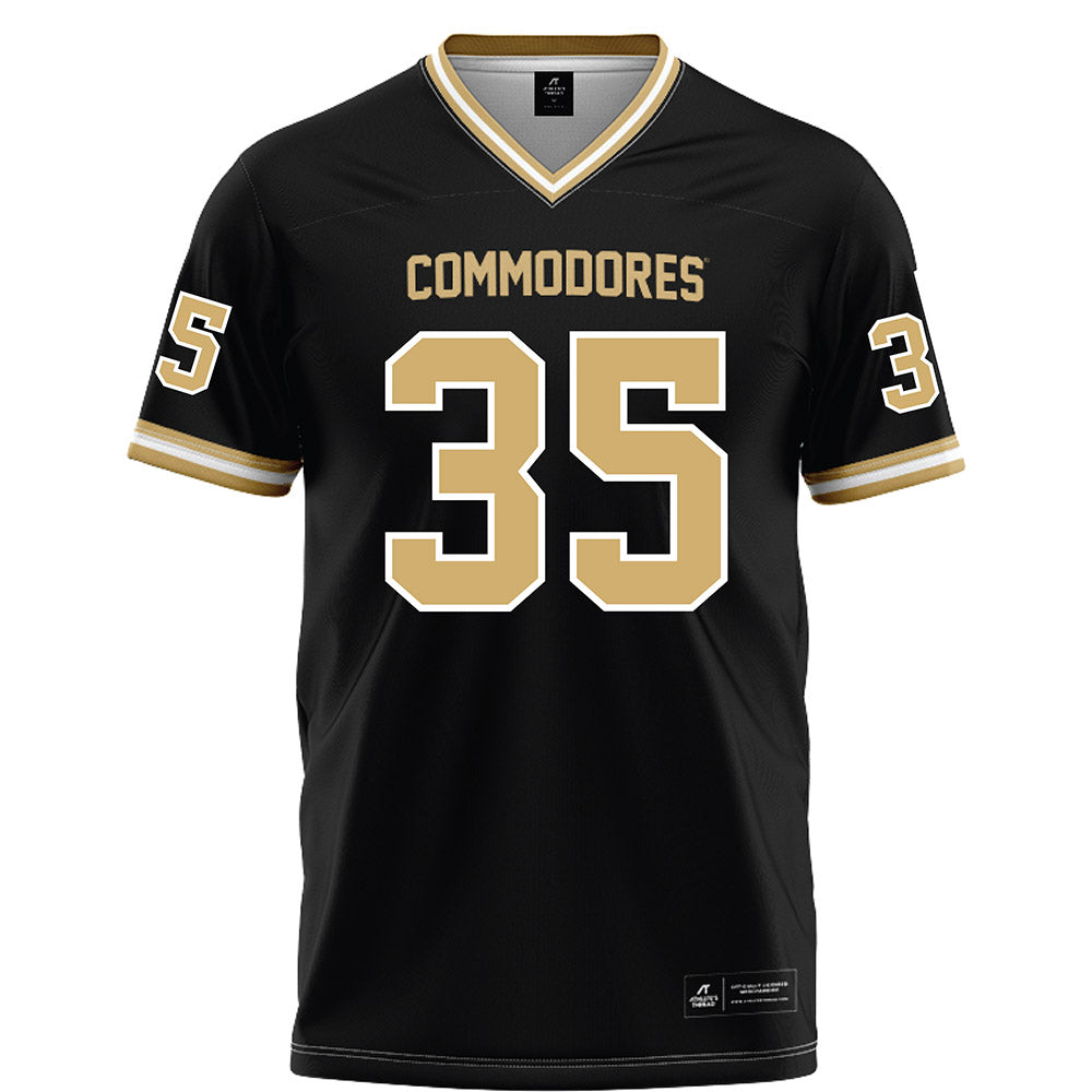 Vanderbilt - NCAA Football : Payne Daniel - Black Football Jersey-0