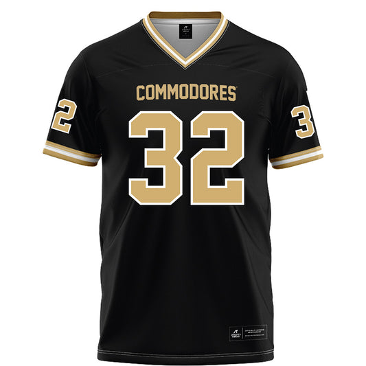 Vanderbilt - NCAA Football : Mason Carter - Black Football Jersey-0