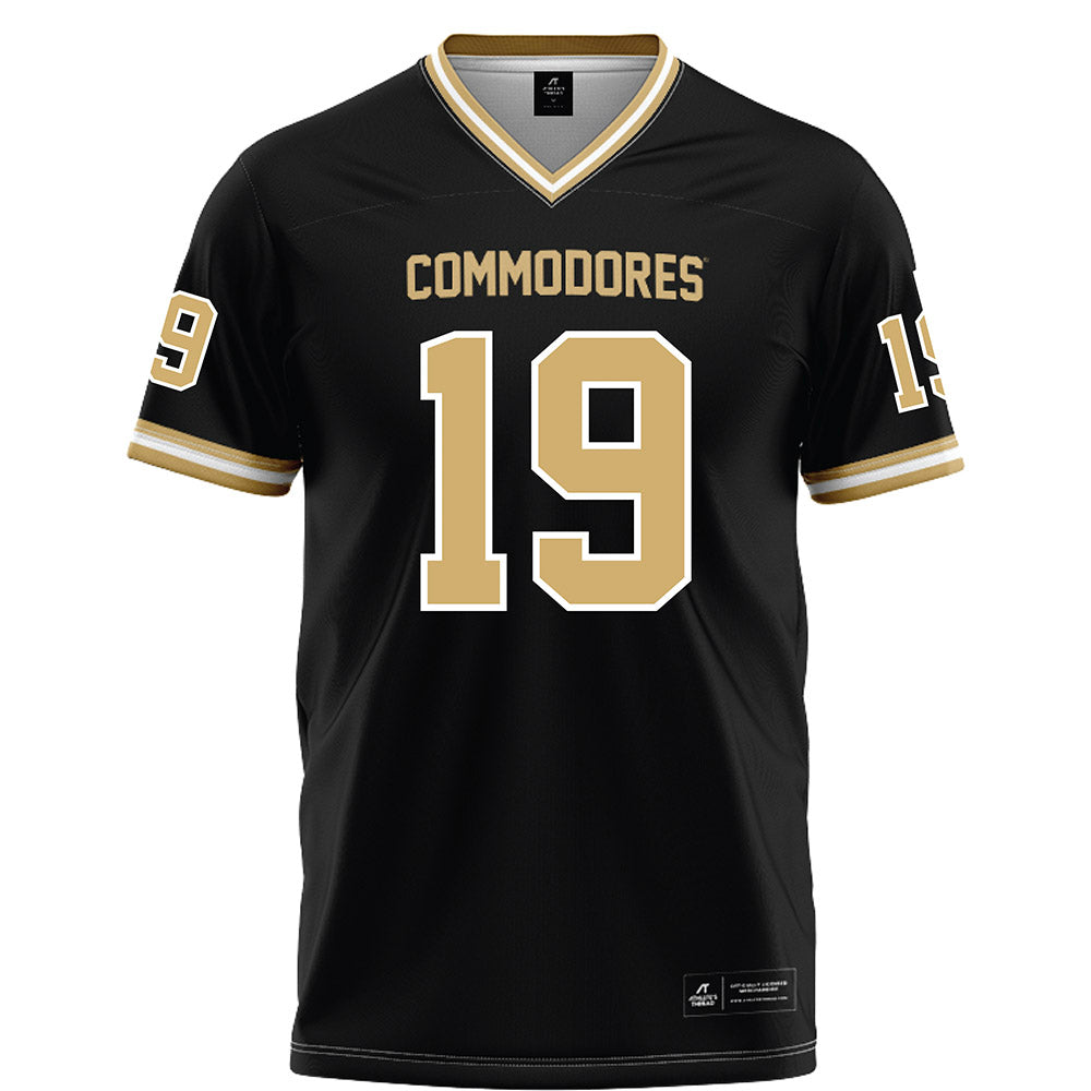 Vanderbilt - NCAA Football : Maurice Veney - Black Football Jersey-0