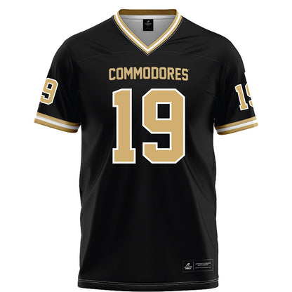 Vanderbilt - NCAA Football : Maurice Veney - Black Football Jersey-0