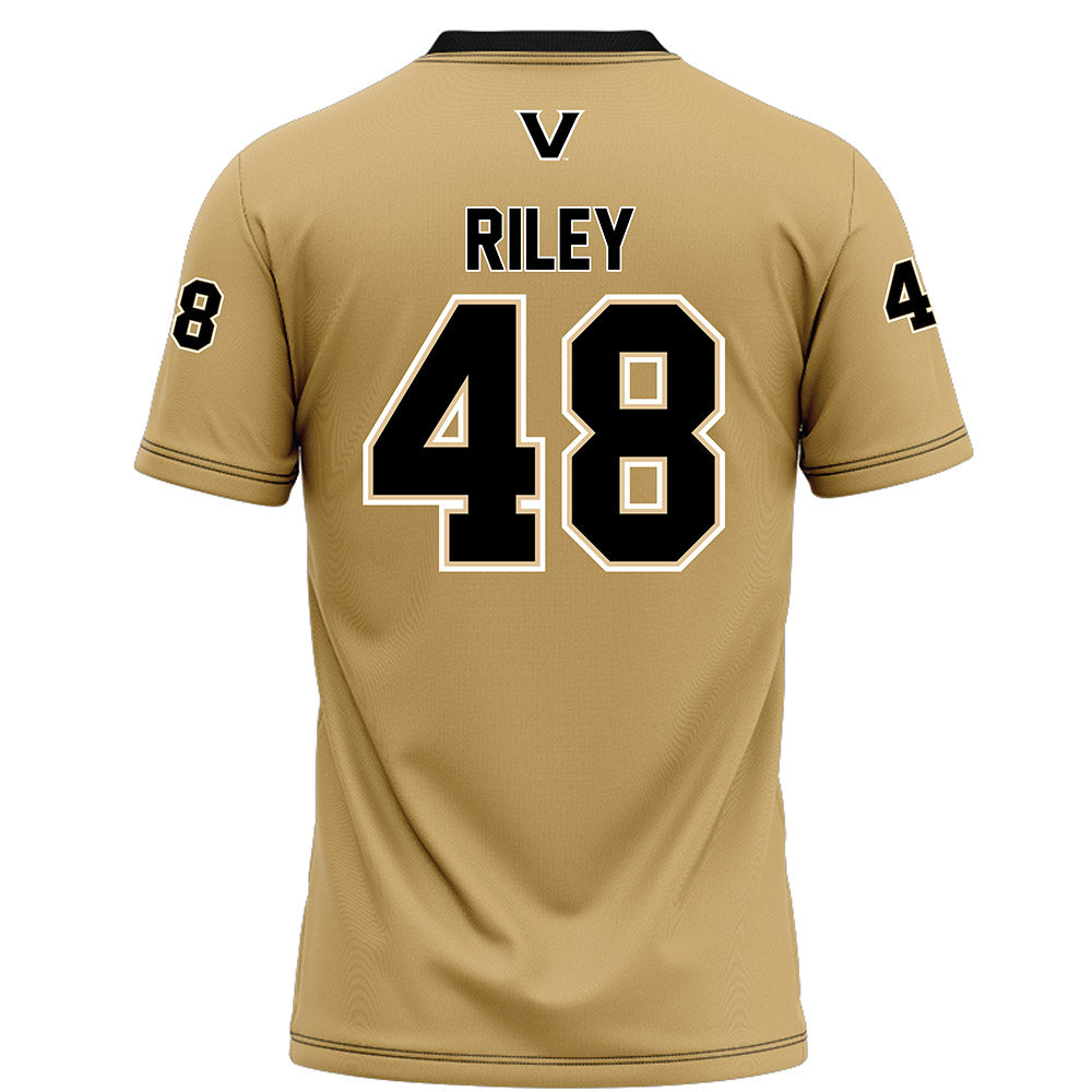 Vanderbilt - NCAA Football : Palmer Riley - Football Jersey-1
