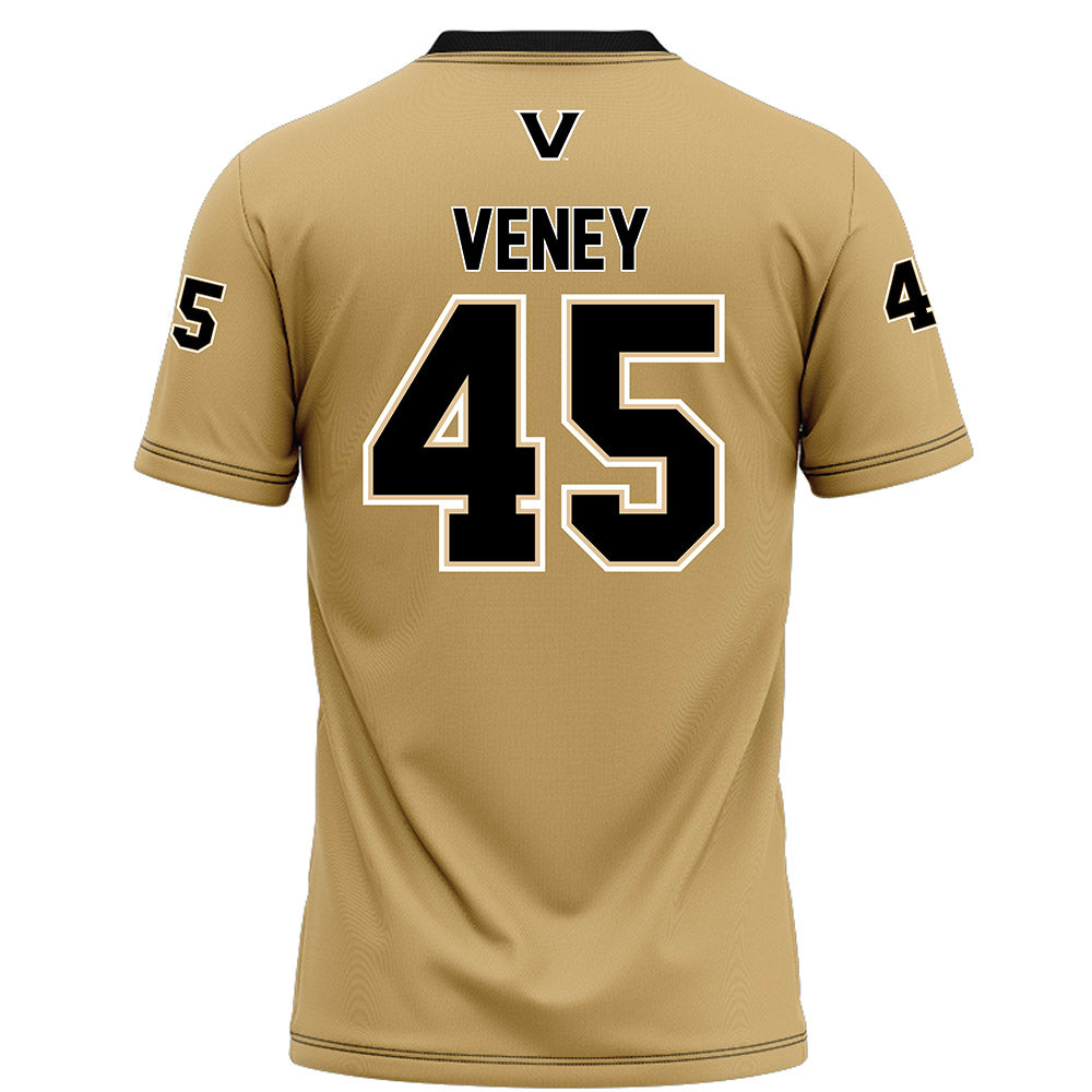 Vanderbilt - NCAA Football : Maurice Veney - Football Jersey-1