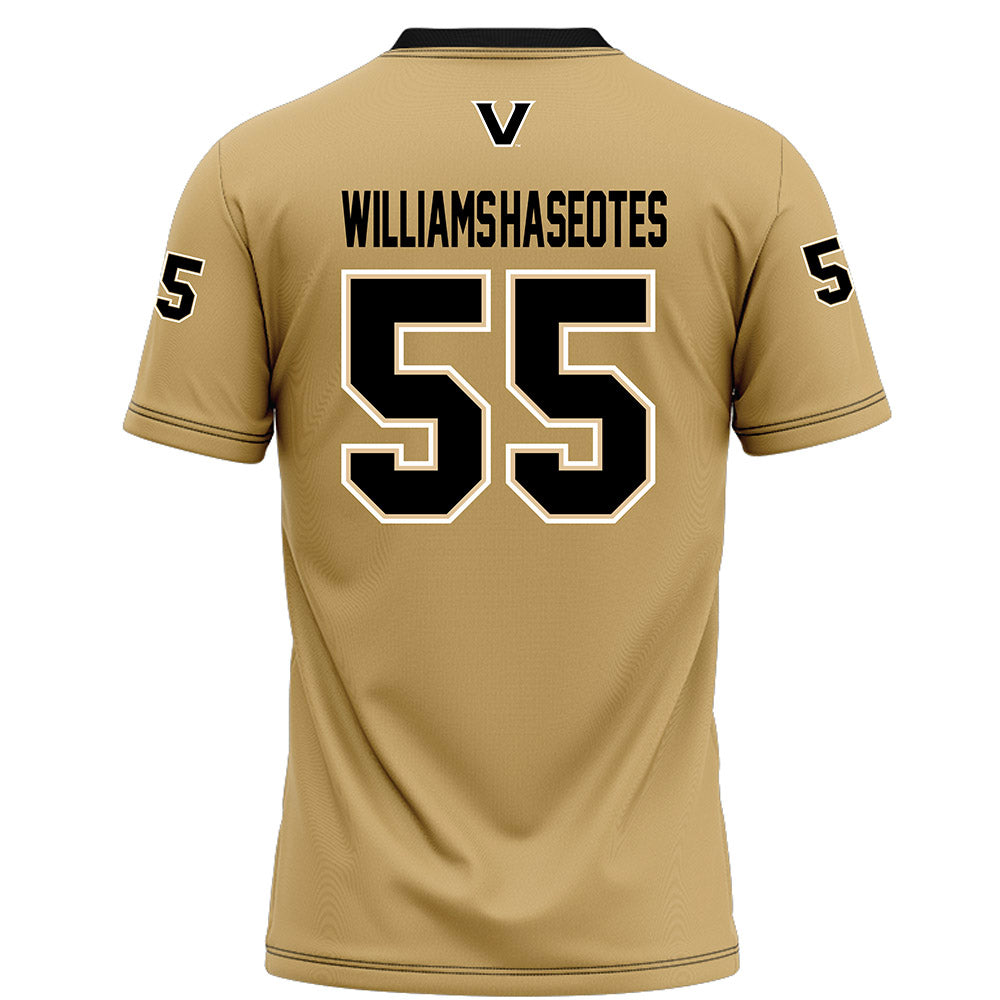 Vanderbilt - NCAA Football : George Williams-Haseotes - Football Jersey-1