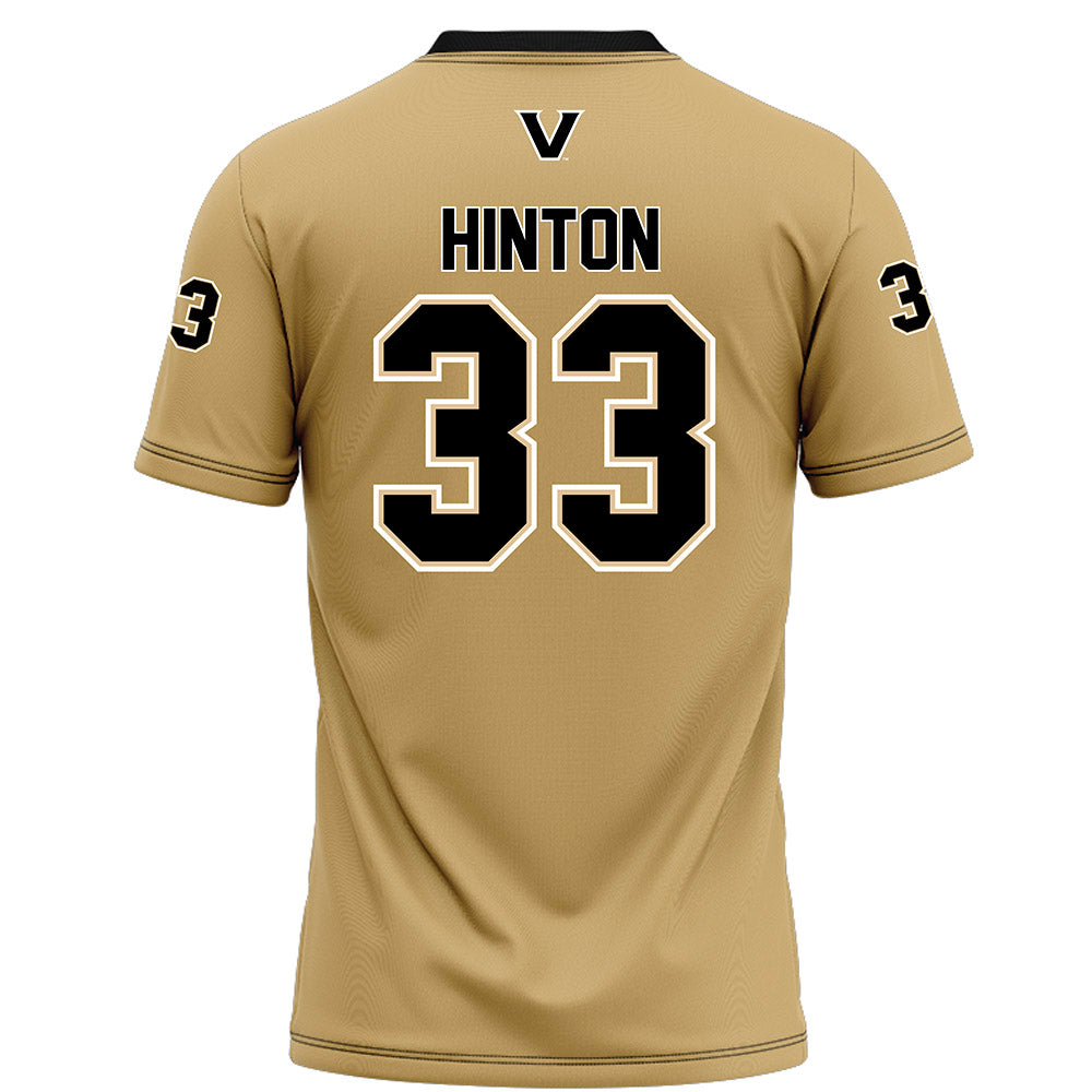 Vanderbilt - NCAA Football : Vanzale Hinton - Football Jersey-1