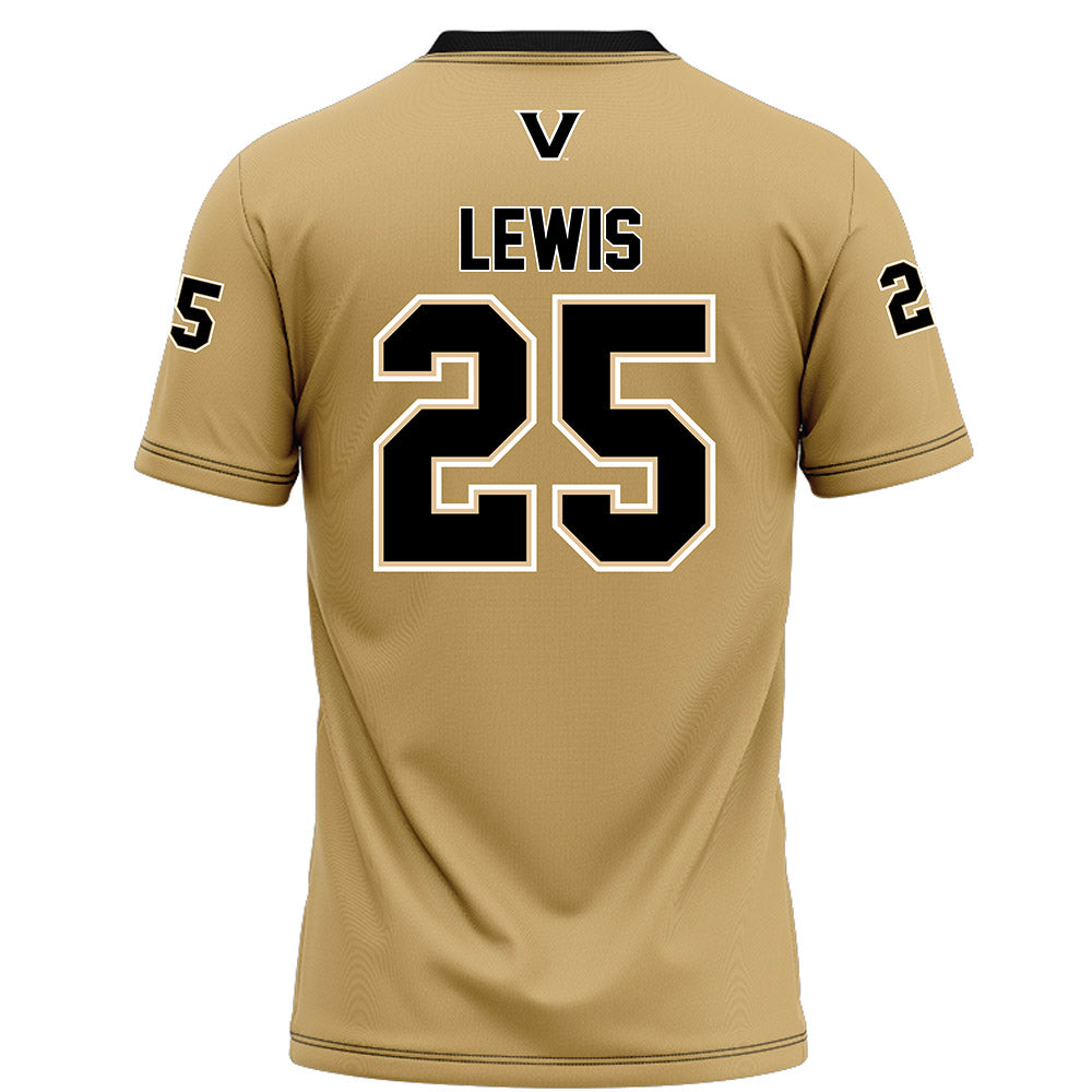 Vanderbilt - NCAA Football : Mason Lewis - Football Jersey-1