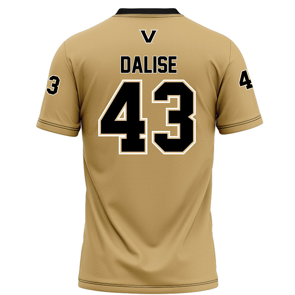 Vanderbilt - NCAA Football : Luke Dalise - Football Jersey-1