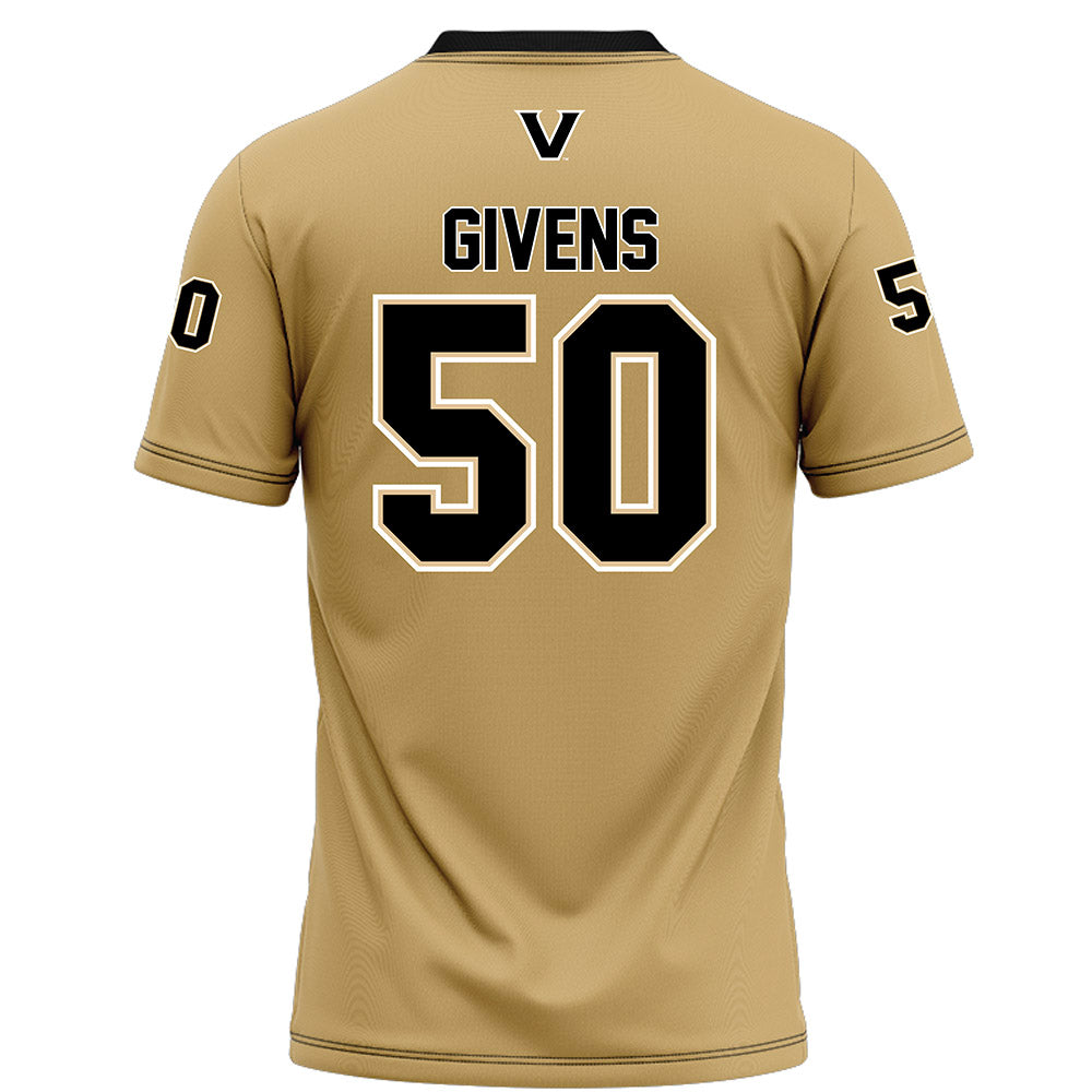 Vanderbilt - NCAA Football : Gunner Givens - Football Jersey-1