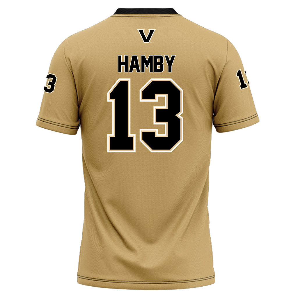 Vanderbilt - NCAA Football : Tate Hamby - Football Jersey-1