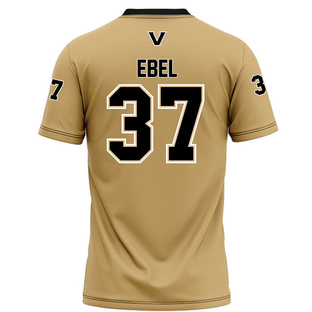 Vanderbilt - NCAA Football : Tyler Ebel - Football Jersey-1