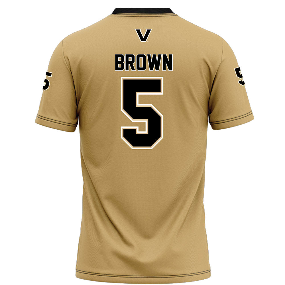 Vanderbilt - NCAA Football : Tristen Brown - Football Jersey-1