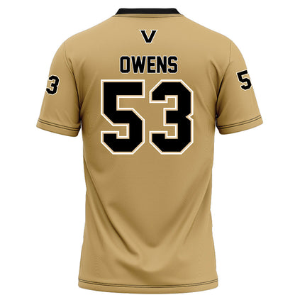 Vanderbilt - NCAA Football : Stone Owens - Football Jersey-1