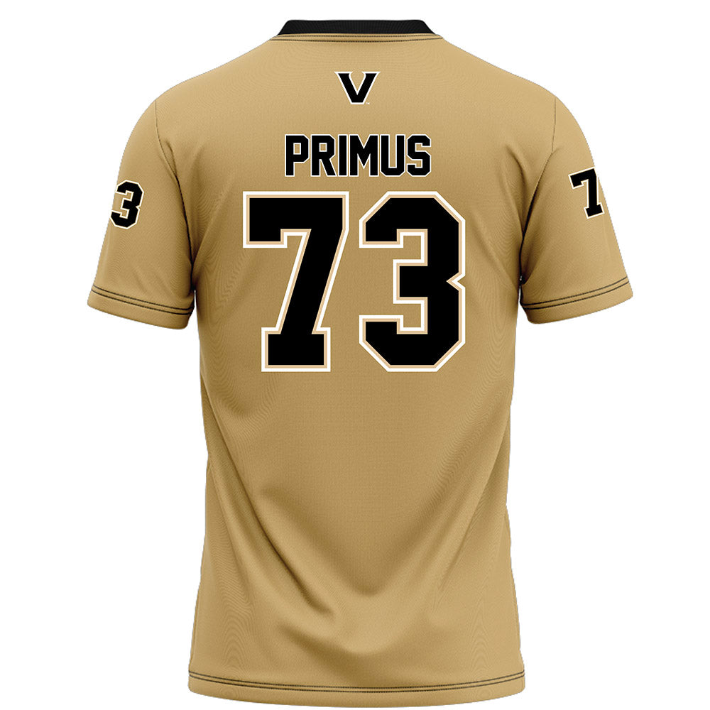 Vanderbilt - NCAA Football : Puleleiite Primus - Football Jersey-1