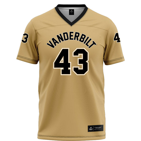 Vanderbilt - NCAA Football : Luke Dalise - Football Jersey-0