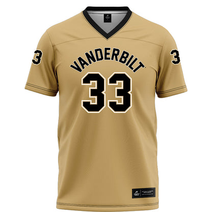 Vanderbilt - NCAA Football : Vanzale Hinton - Football Jersey-0