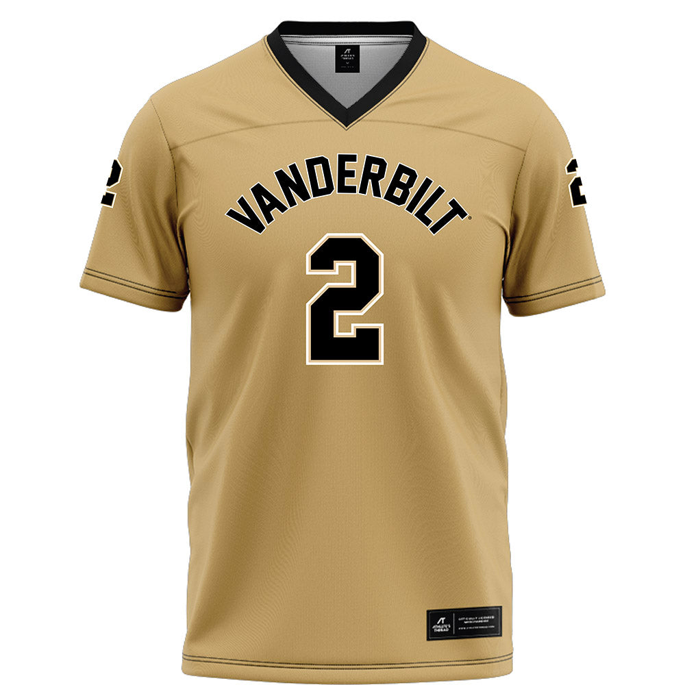 Vanderbilt - NCAA Football : Jared Curtis - Football Jersey-0