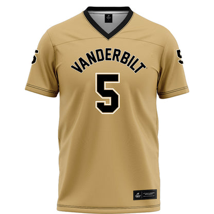 Vanderbilt - NCAA Football : Tristen Brown - Football Jersey-0