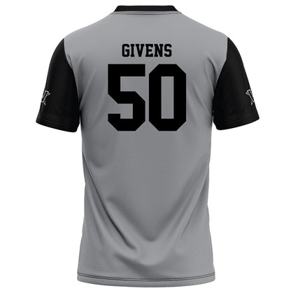 Vanderbilt - NCAA Football : Gunner Givens - Grey Football Jersey-1