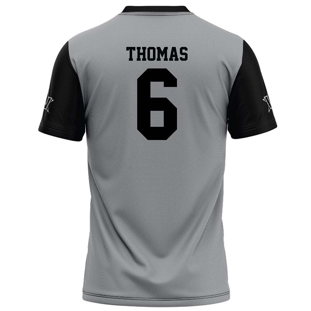 Vanderbilt - NCAA Football : Jacory Thomas - Grey Football Jersey-1