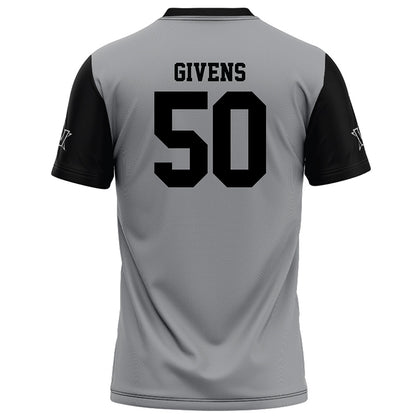 Vanderbilt - NCAA Football : Gunner Givens - Grey Football Jersey-1