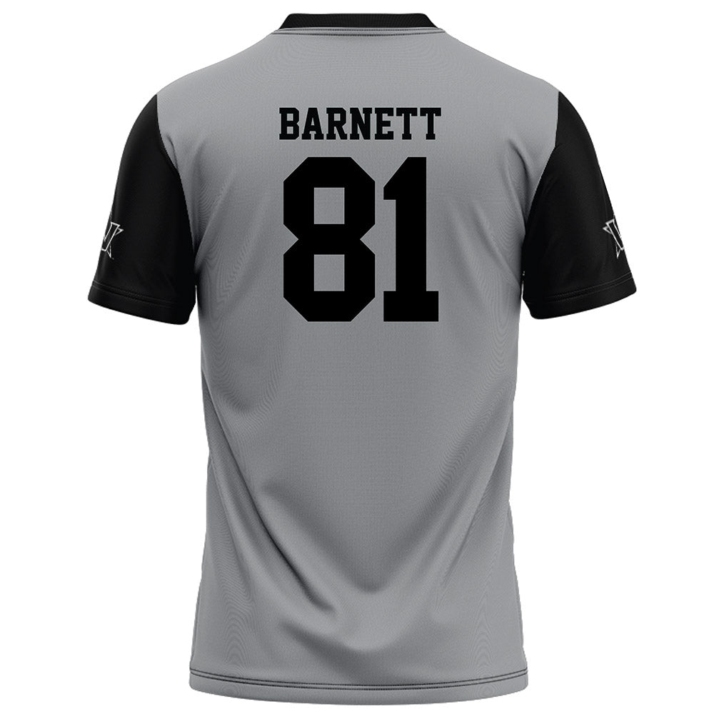 Vanderbilt - NCAA Football : Kayleb barnett - Grey Football Jersey-1