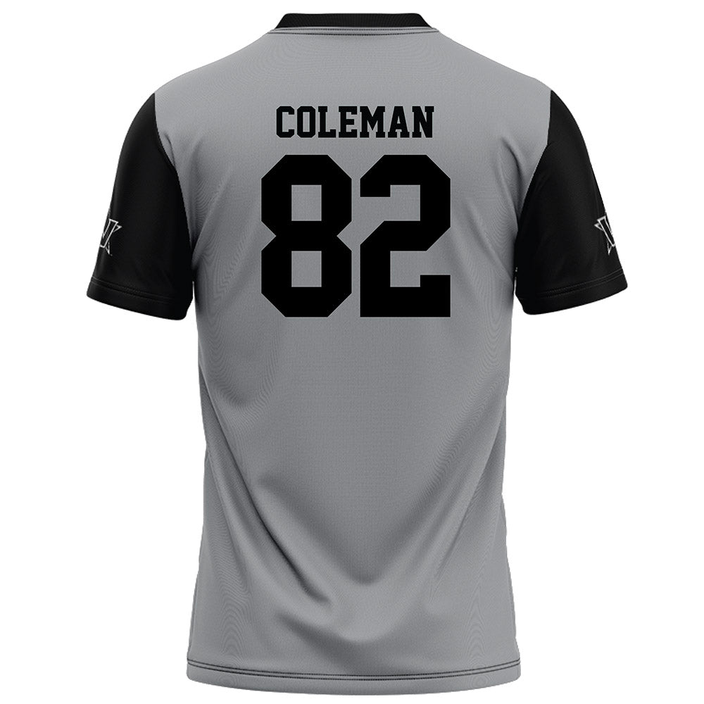 Vanderbilt - NCAA Football : Brycen Coleman - Grey Football Jersey