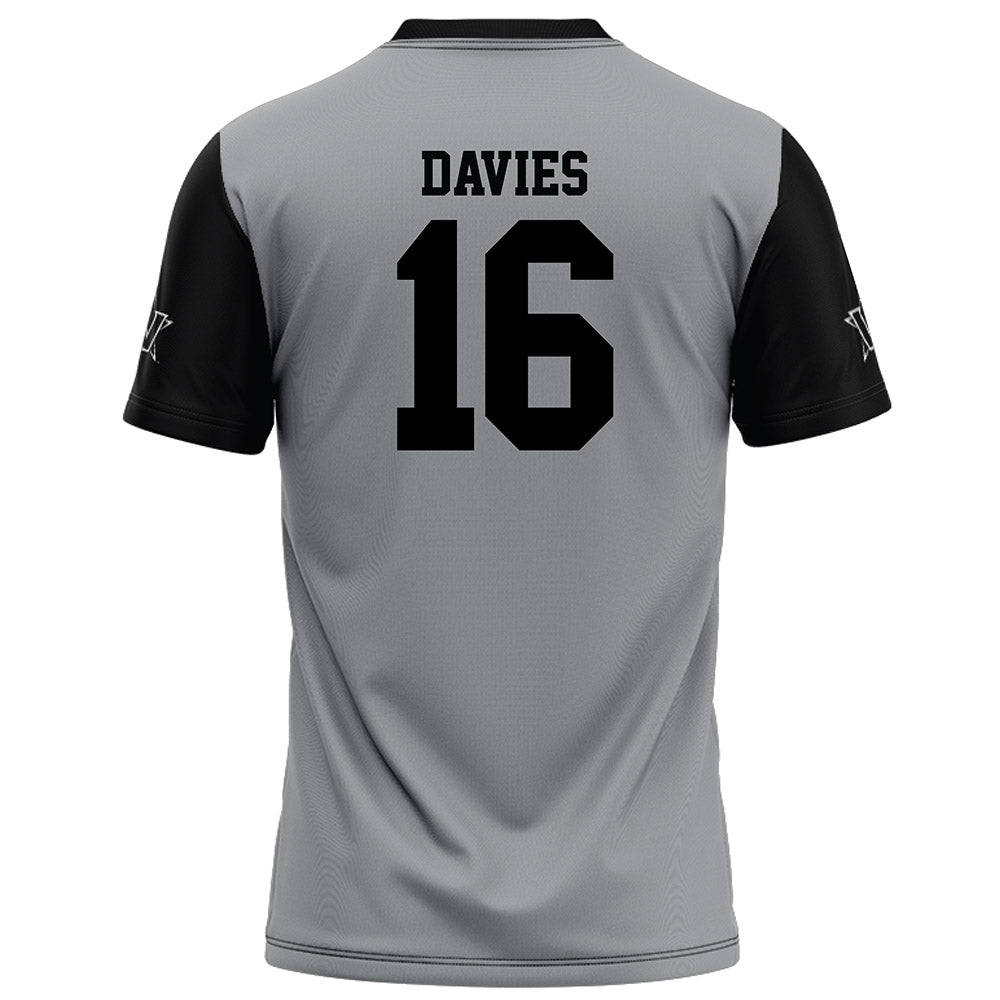 Vanderbilt - NCAA Football : Jaylin Davies - Grey Football Jersey-1
