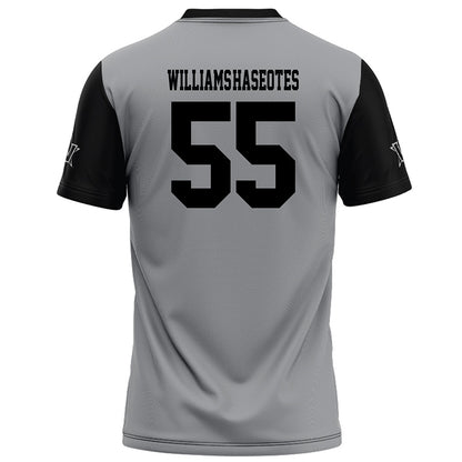 Vanderbilt - NCAA Football : George Williams-Haseotes - Grey Football Jersey-1