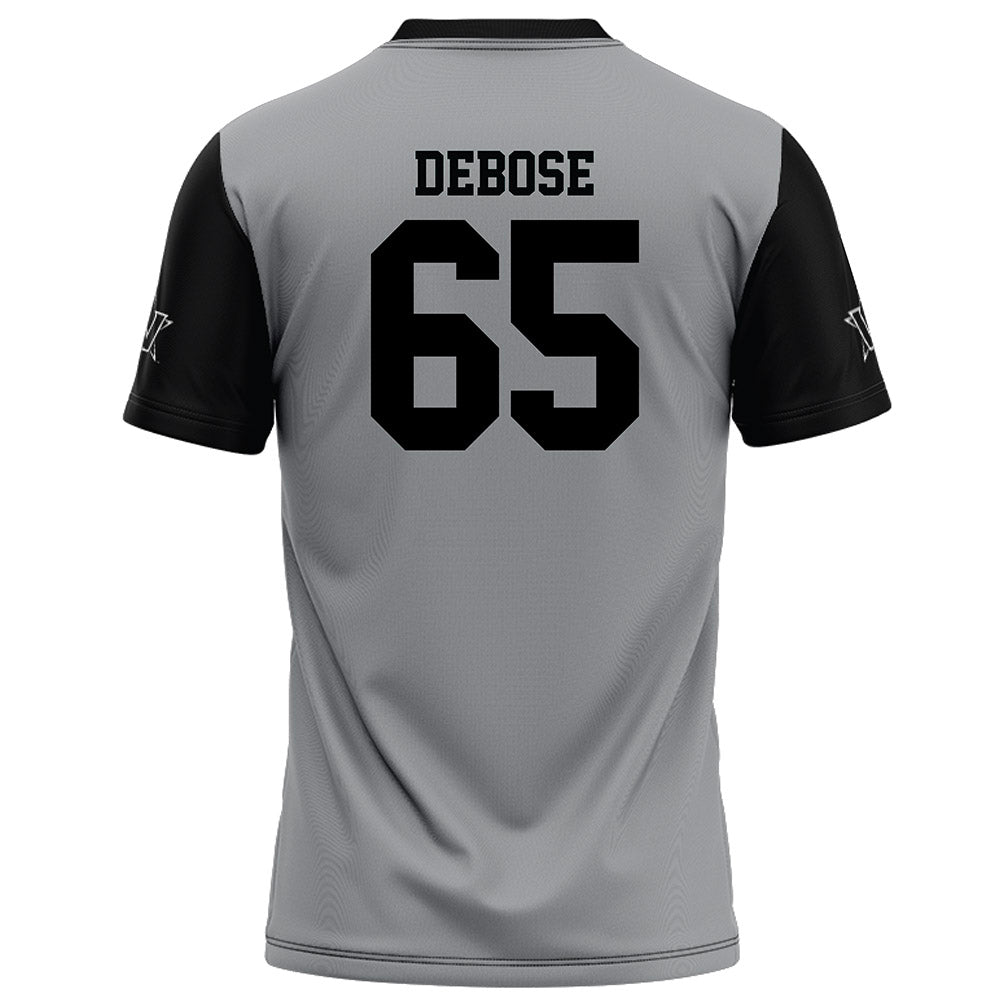 Vanderbilt - NCAA Football : Micah DeBose - Grey Football Jersey-1