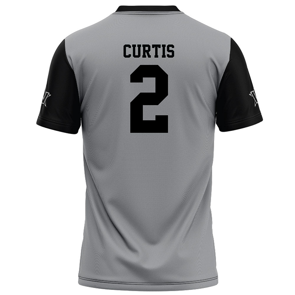 Vanderbilt - NCAA Football : Jared Curtis - Grey Football Jersey-1