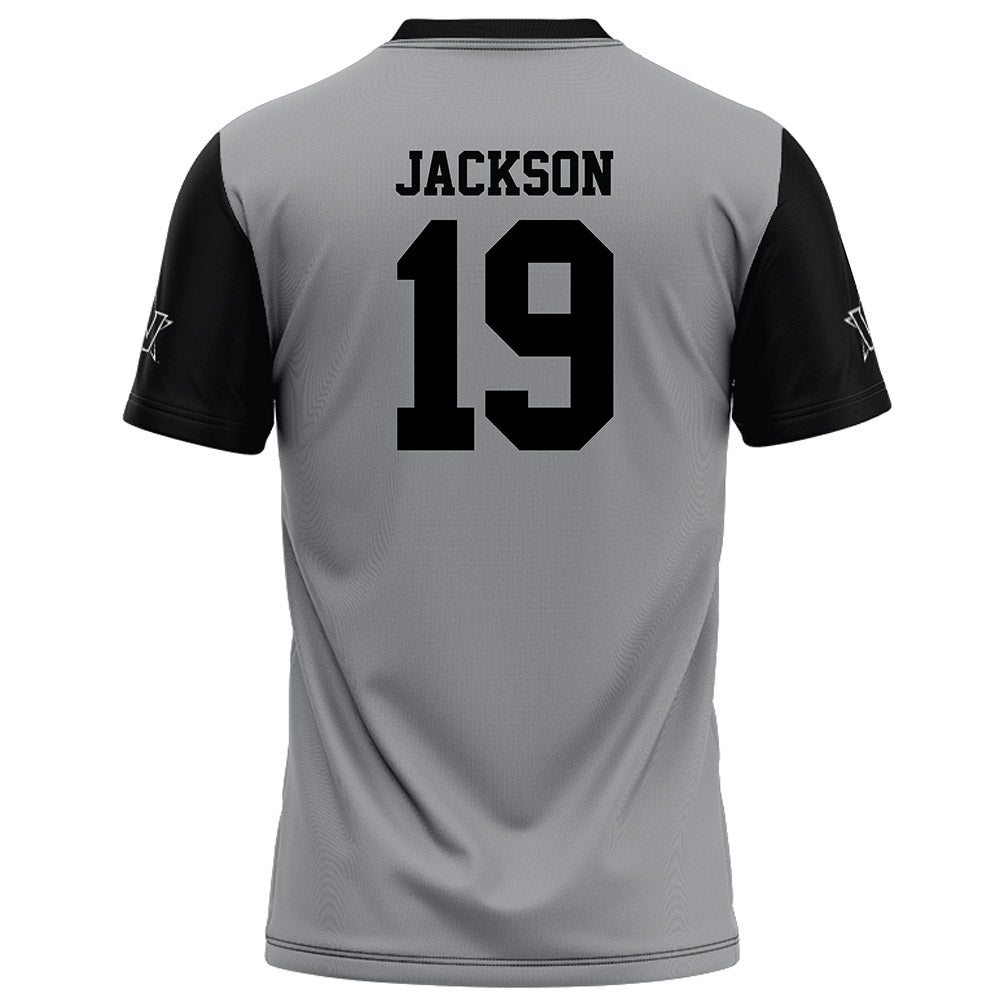Vanderbilt - NCAA Football : Karima Jackson - Grey Football Jersey-1