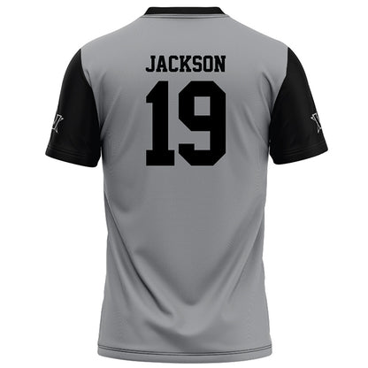 Vanderbilt - NCAA Football : Karima Jackson - Grey Football Jersey-1
