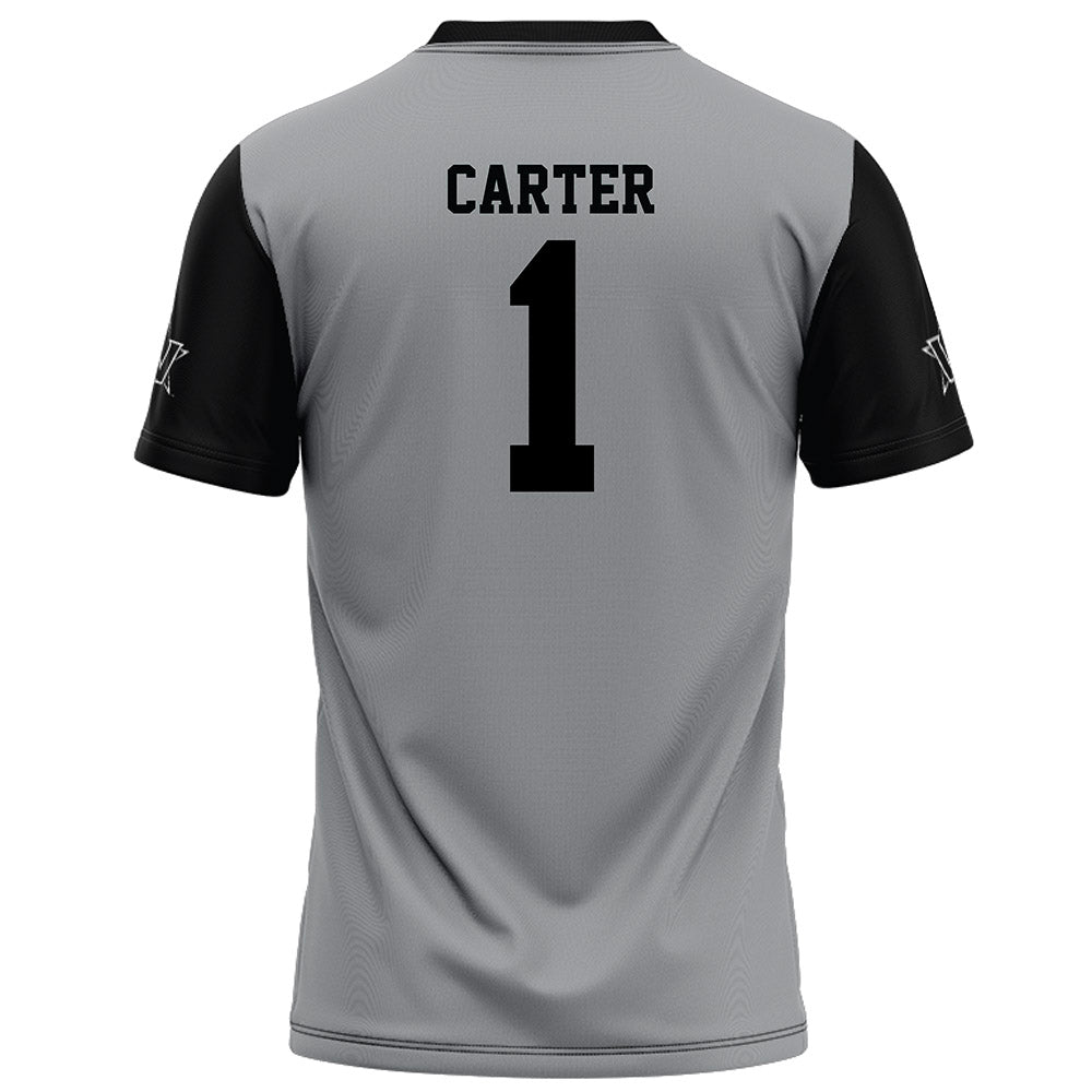 Vanderbilt - NCAA Football : Dontae Carter - Grey Football Jersey-1