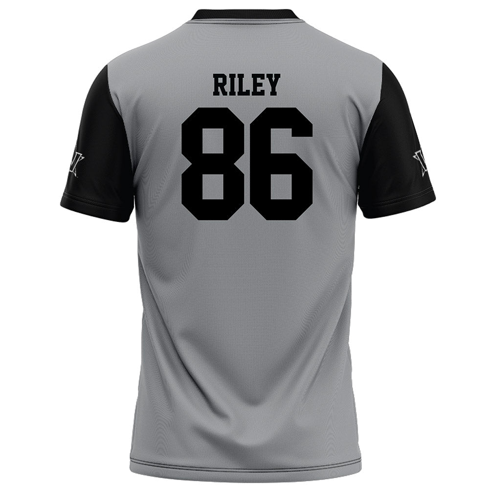 Vanderbilt - NCAA Football : Tilden Riley - Grey Football Jersey-1