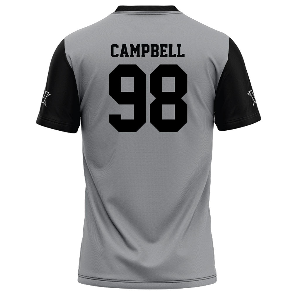 Vanderbilt - NCAA Football : Daryl Campbell - Grey Football Jersey-1