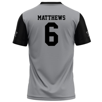Vanderbilt - NCAA Football : Jordan Matthews - Grey Football Jersey-1