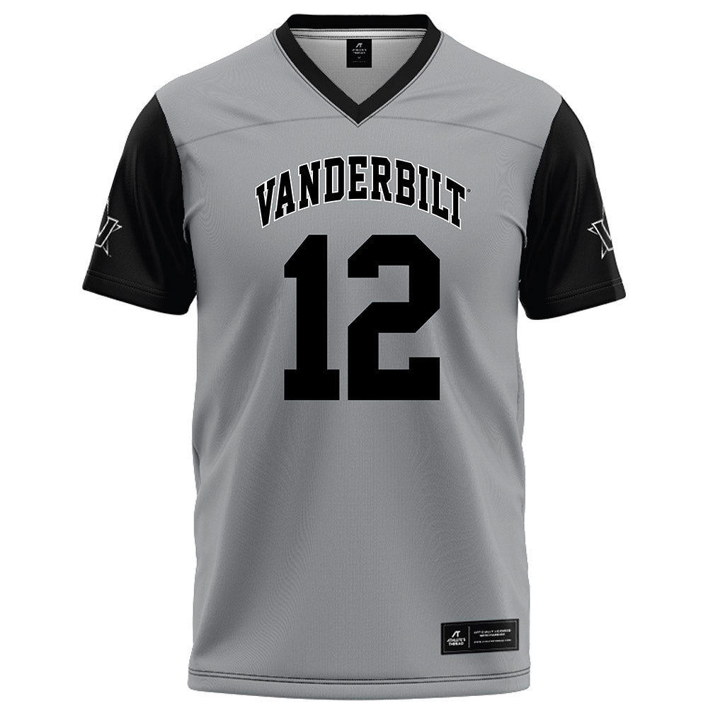 Vanderbilt - NCAA Football : Walter Taylor - Grey Football Jersey-0
