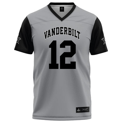 Vanderbilt - NCAA Football : Walter Taylor - Grey Football Jersey-0