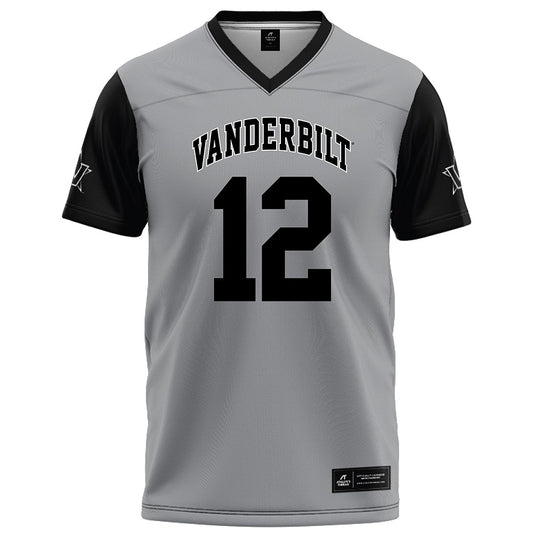 Vanderbilt - NCAA Football : Walter Taylor - Grey Football Jersey-0