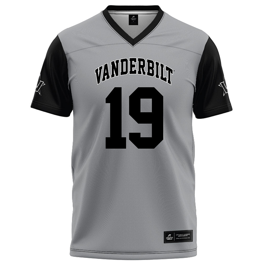 Vanderbilt - NCAA Football : Maurice Veney - Grey Football Jersey-0
