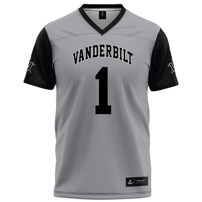 Vanderbilt - NCAA Football : Blaze Berlowitz - Grey Football Jersey-0